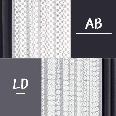 AB/LD 포인트 암막 커튼 (2디자인)